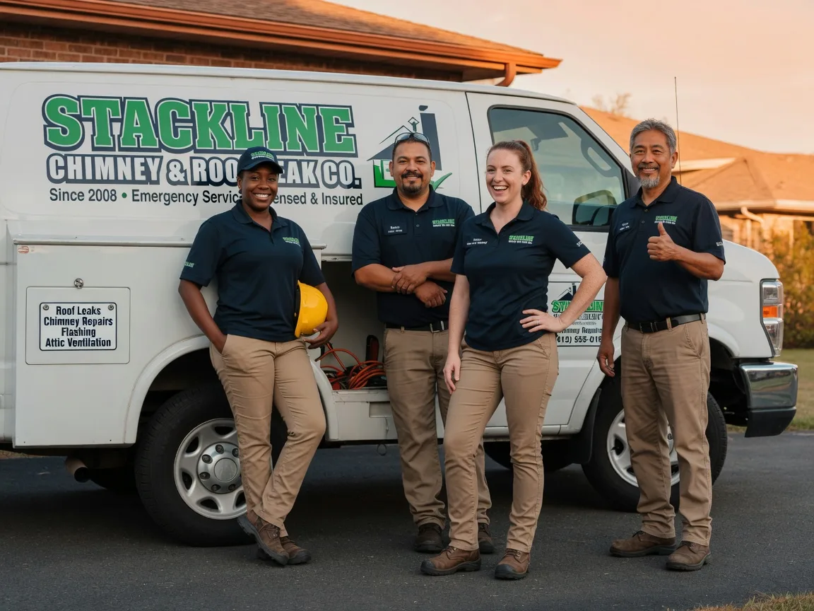Chimney flashing repair company in La Prairie, IL